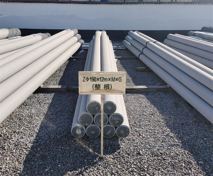 朝阳190×12米钢筋混凝土水泥电线杆